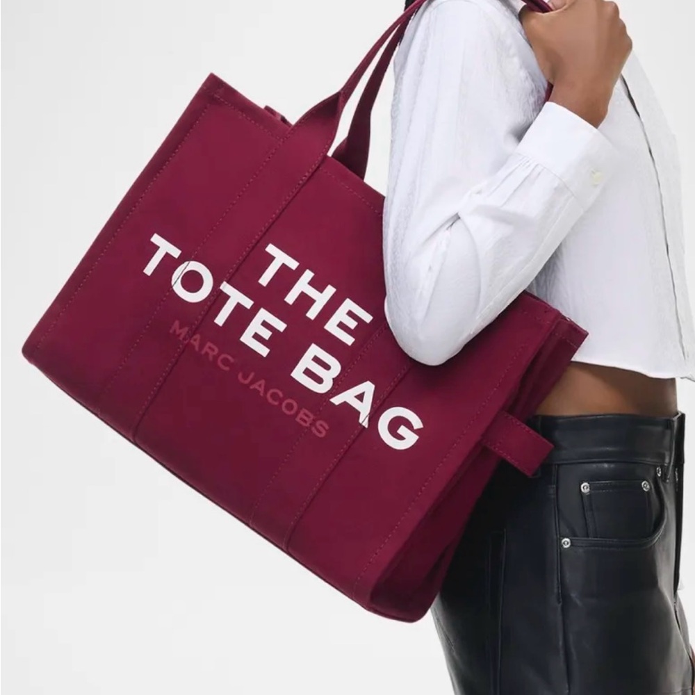 Marc Jacobs the Tote bag large canvas oxblood